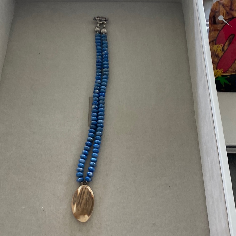 Blue Stone Necklace
